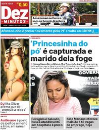Capa do jornal Dez Minutos 02/02/2018
