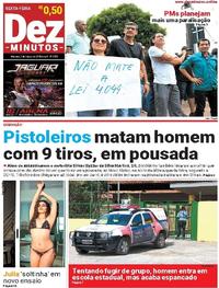Capa do jornal Dez Minutos 02/03/2018