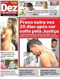 Capa do jornal Dez Minutos 04/05/2018