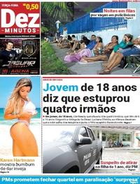 Capa do jornal Dez Minutos 06/03/2018