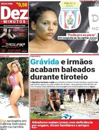Capa do jornal Dez Minutos 09/03/2018