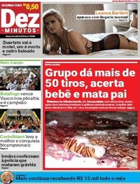 Capa do jornal Dez Minutos 09/04/2018