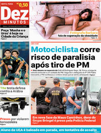 Capa do jornal Dez Minutos 12/10/2018