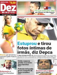 Capa do jornal Dez Minutos 16/05/2018