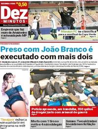 Capa do jornal Dez Minutos 19/03/2018