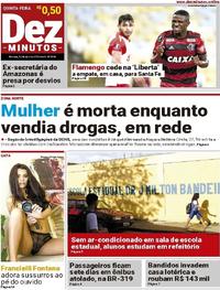 Capa do jornal Dez Minutos 19/04/2018