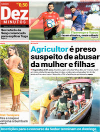 Capa do jornal Dez Minutos 19/05/2018