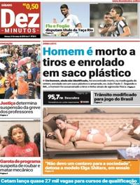 Capa do jornal Dez Minutos 24/03/2018