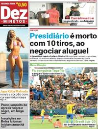 Capa do jornal Dez Minutos 26/03/2018
