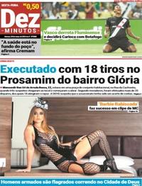 Capa do jornal Dez Minutos 30/03/2018