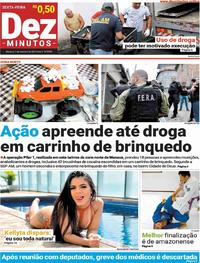 Capa do jornal Dez Minutos 01/02/2019
