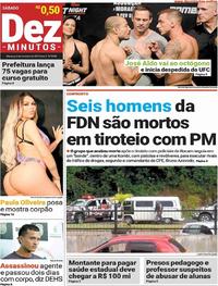 Capa do jornal Dez Minutos 02/02/2019