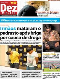 Capa do jornal Dez Minutos 05/02/2019