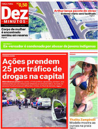 Capa do jornal Dez Minutos 09/04/2019