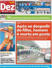 Capa do jornal Dez Minutos 12/04/2019