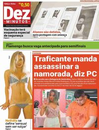 Capa do jornal Dez Minutos 19/03/2019