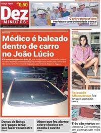 Capa do jornal Dez Minutos 05/11/2019