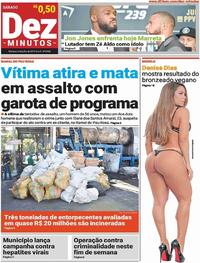 Capa do jornal Dez Minutos 06/07/2019
