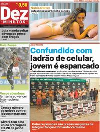 Capa do jornal Dez Minutos 08/06/2019