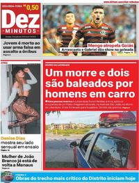 Capa do jornal Dez Minutos 15/07/2019