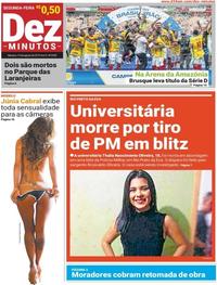 Capa do jornal Dez Minutos 19/08/2019