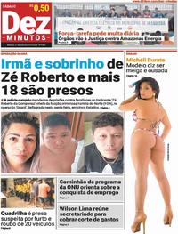 Capa do jornal Dez Minutos 27/07/2019