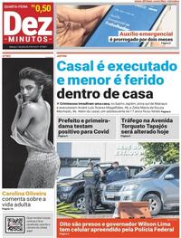 Capa do jornal Dez Minutos 01/07/2020