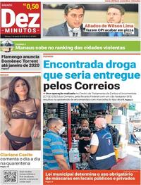 Capa do jornal Dez Minutos 01/08/2020