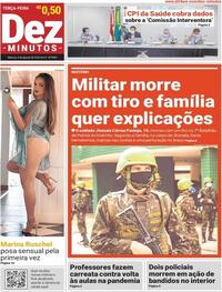 Capa do jornal Dez Minutos 04/08/2020