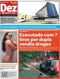 Capa do jornal Dez Minutos 08/07/2020