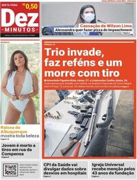 Capa do jornal Dez Minutos 10/07/2020