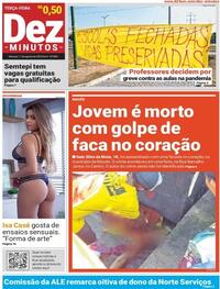 Capa do jornal Dez Minutos 11/08/2020