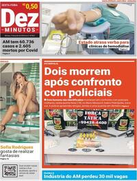Capa do jornal Dez Minutos 19/06/2020