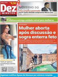 Capa do jornal Dez Minutos 20/10/2020