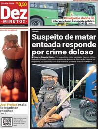 Capa do jornal Dez Minutos 22/07/2020