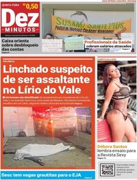 Capa do jornal Dez Minutos 23/07/2020