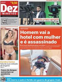 Capa do jornal Dez Minutos 25/07/2020