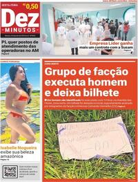 Capa do jornal Dez Minutos 26/06/2020