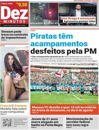 Capa do jornal Dez Minutos 28/07/2020