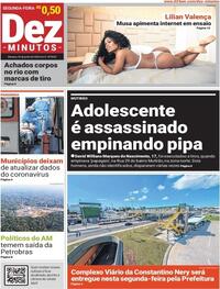 Capa do jornal Dez Minutos 29/06/2020