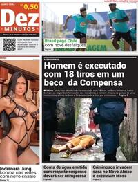 Capa do jornal Dez Minutos 02/09/2021