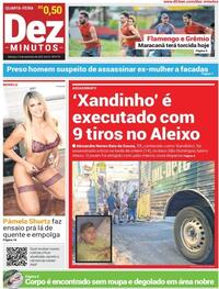Capa do jornal Dez Minutos 15/09/2021