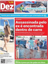 Capa do jornal Dez Minutos 17/09/2021