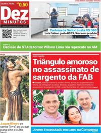 Capa do jornal Dez Minutos 22/09/2021