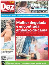 Capa do jornal Dez Minutos 12/08/2022