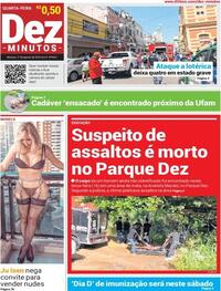 Capa do jornal Dez Minutos 17/08/2022