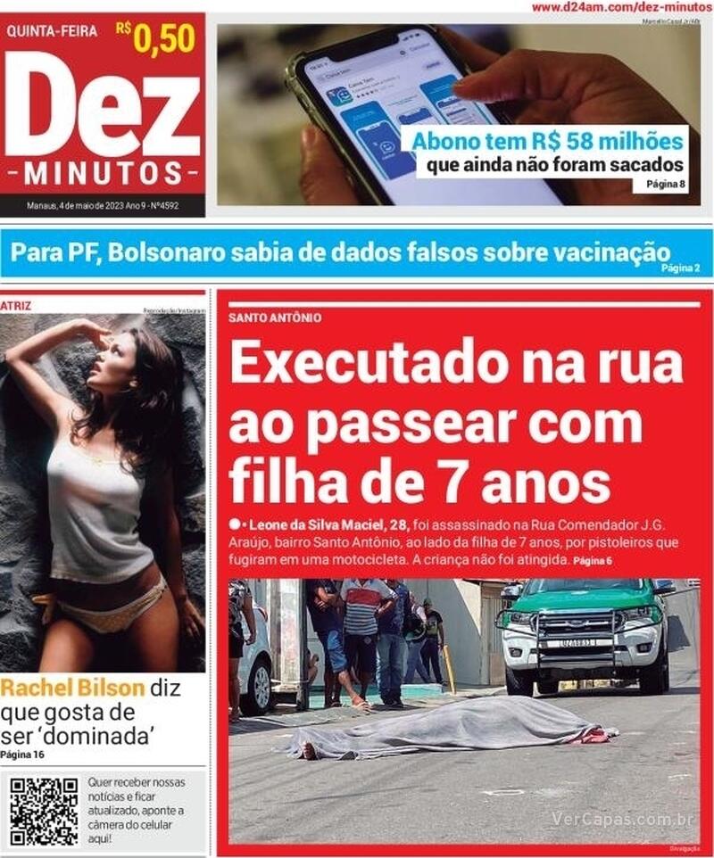 Capa Dez Minutos Terça12 De Setembro De 2017 