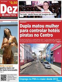 Capa do jornal Dez Minutos 08/12/2023