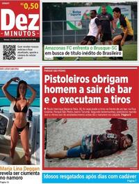 Capa do jornal Dez Minutos 14/10/2023