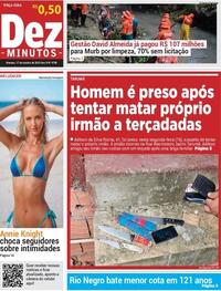 Capa do jornal Dez Minutos 17/10/2023